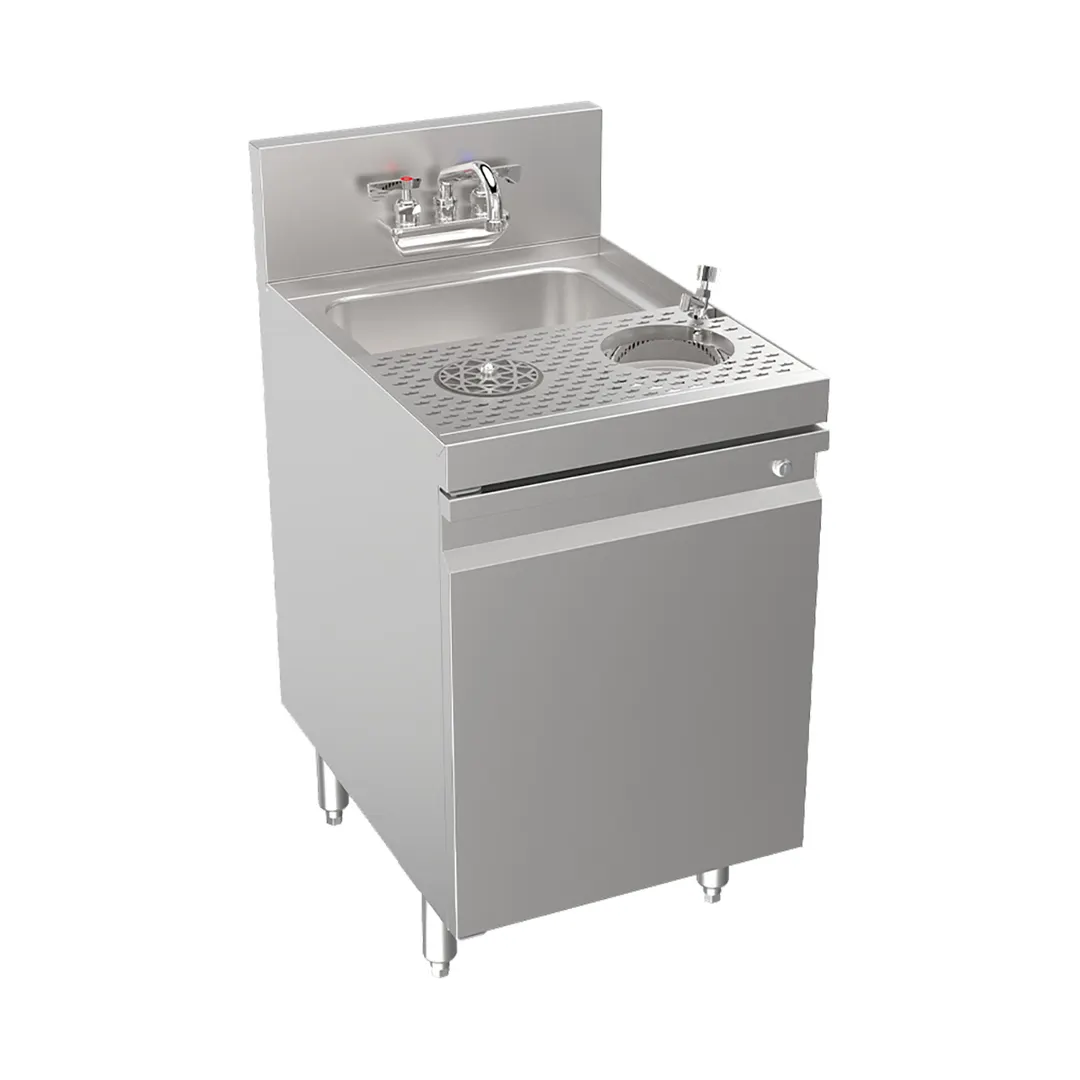 Krowne KR24-MS18-C 18" Underbar Sink Units, 1 Compartment without Drainboard