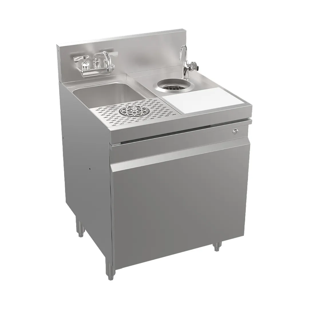 Krowne KR24-MS24-C 24" Underbar Sink Units, 1 Compartment without Drainboard