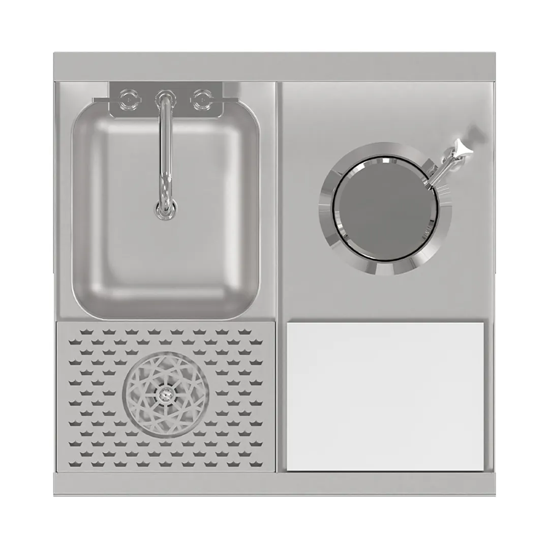Krowne KR24-MS24 24" Underbar Sink Units, 1 Compartment without Drainboard