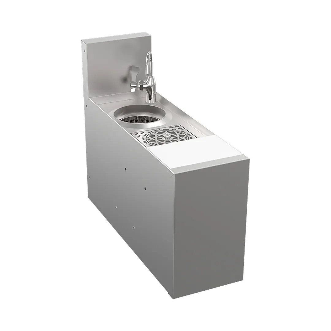 Krowne KR24-MS8 8" Underbar Sink Units, 1 Compartment without Drainboard