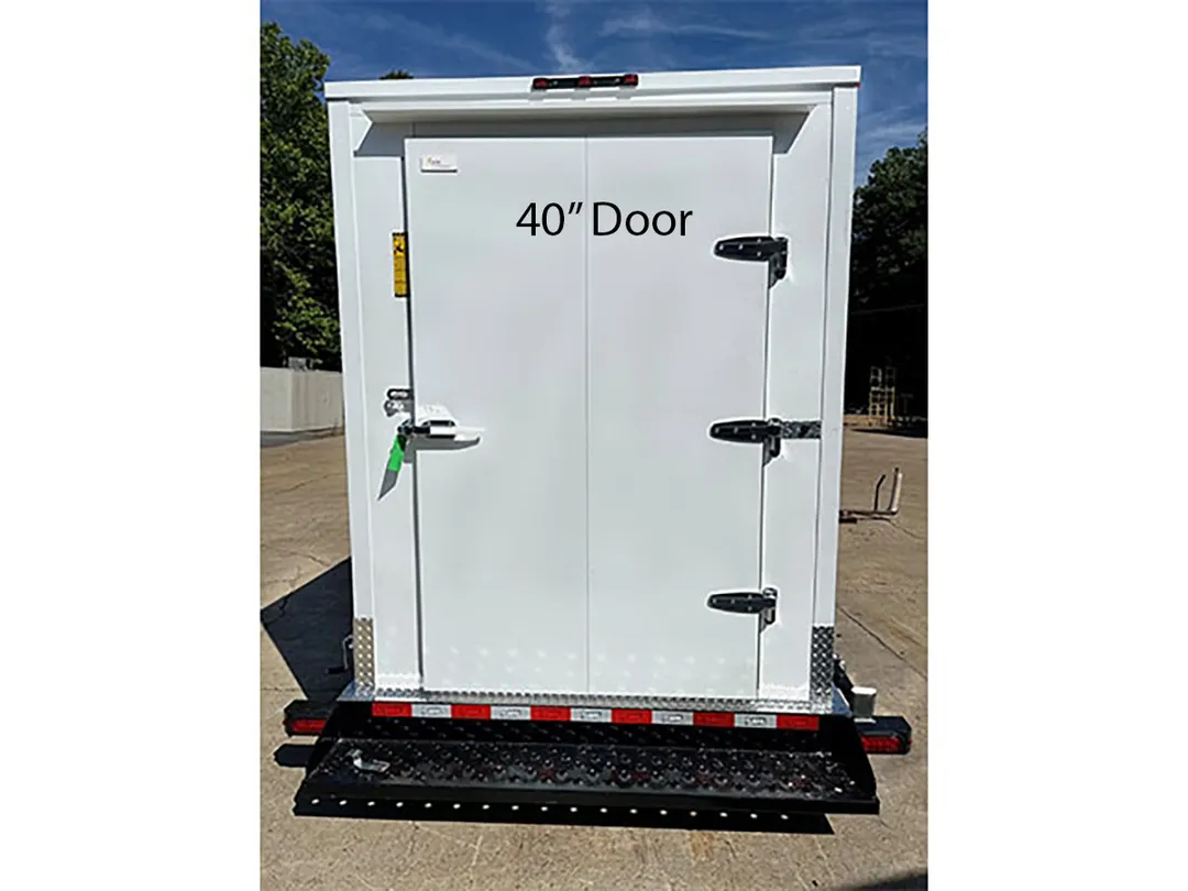 Everidge EMU616CF Mobile Cold Storage Solution Trailer, Cooler/Freezer, 6' W x 16' L, 0°F - 50°F, 4" Insulated Walls, Govi Refrigeration System
