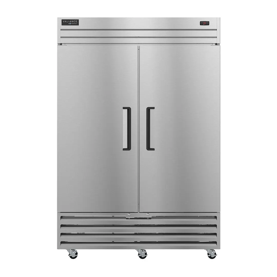 Hoshizaki VF2A-FS 31" 2-Solid Door Reach-In Freezer, Bottom Mount, 42.45 cu. ft., Stainless Steel