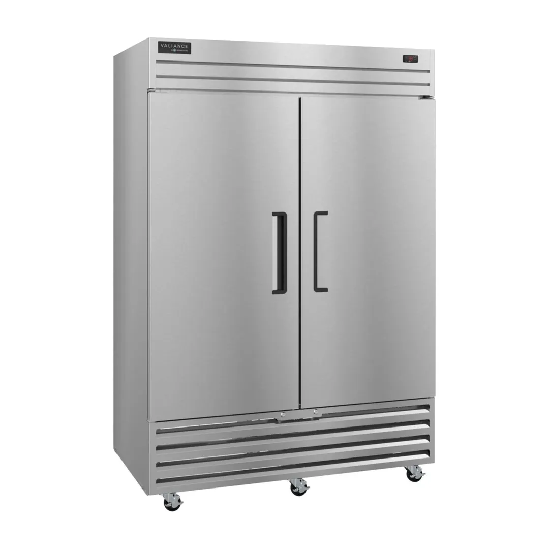 Hoshizaki VR2A-FS 72" 2-Solid Door Reach-In Refrigerator, 42.45 cu. ft., Top Mounted