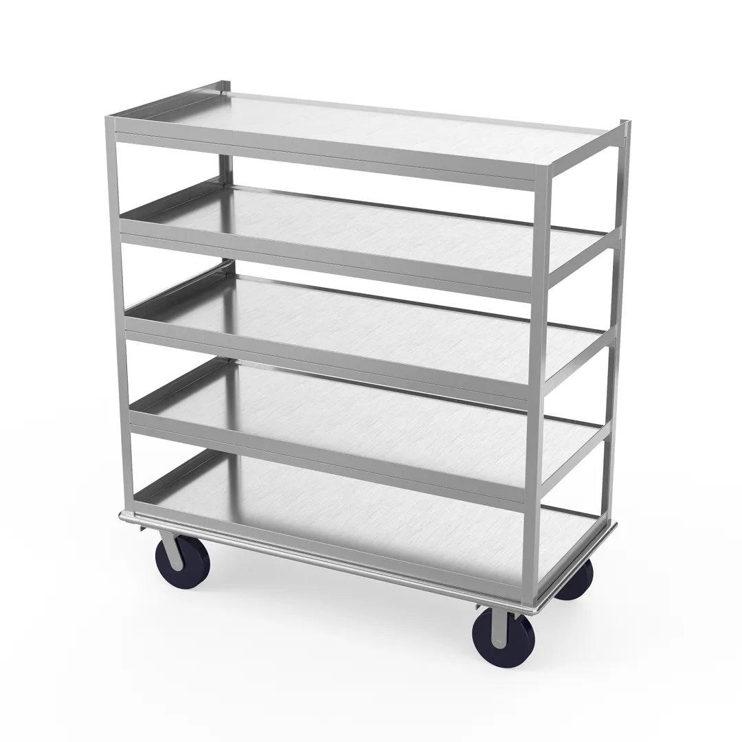 Winholt BNQT-5-SS Queen Mary Banquet Cart w/ (5) Pan Capacity - 28" X 60" X 66"