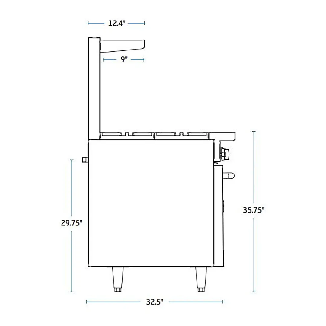 Sierra SR-10-60 Gas 60" Restaurant Range