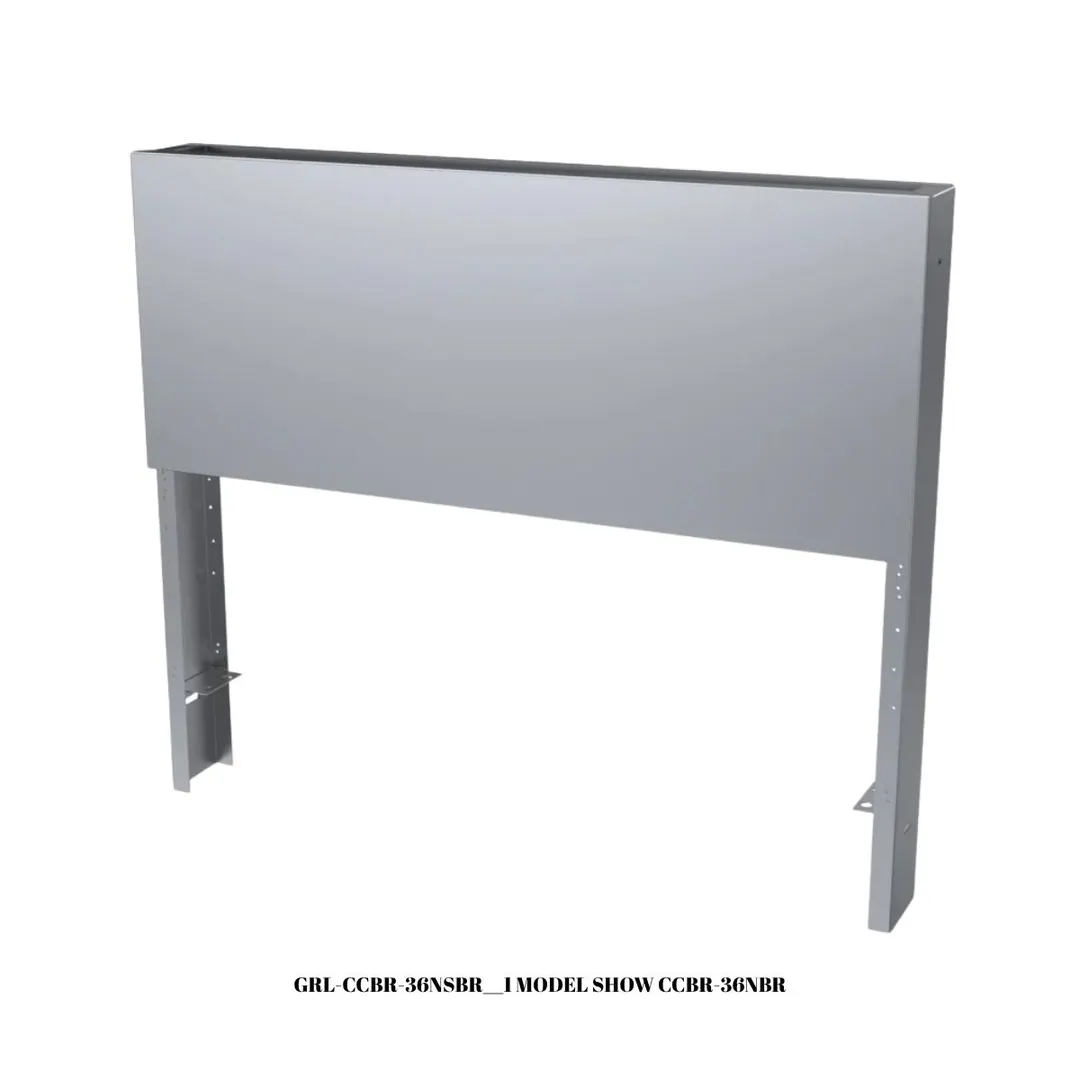 Garland US Range CCBR-36NSBR Cuisine Back Riser, Single-Deck, 24" High, 36" Wide