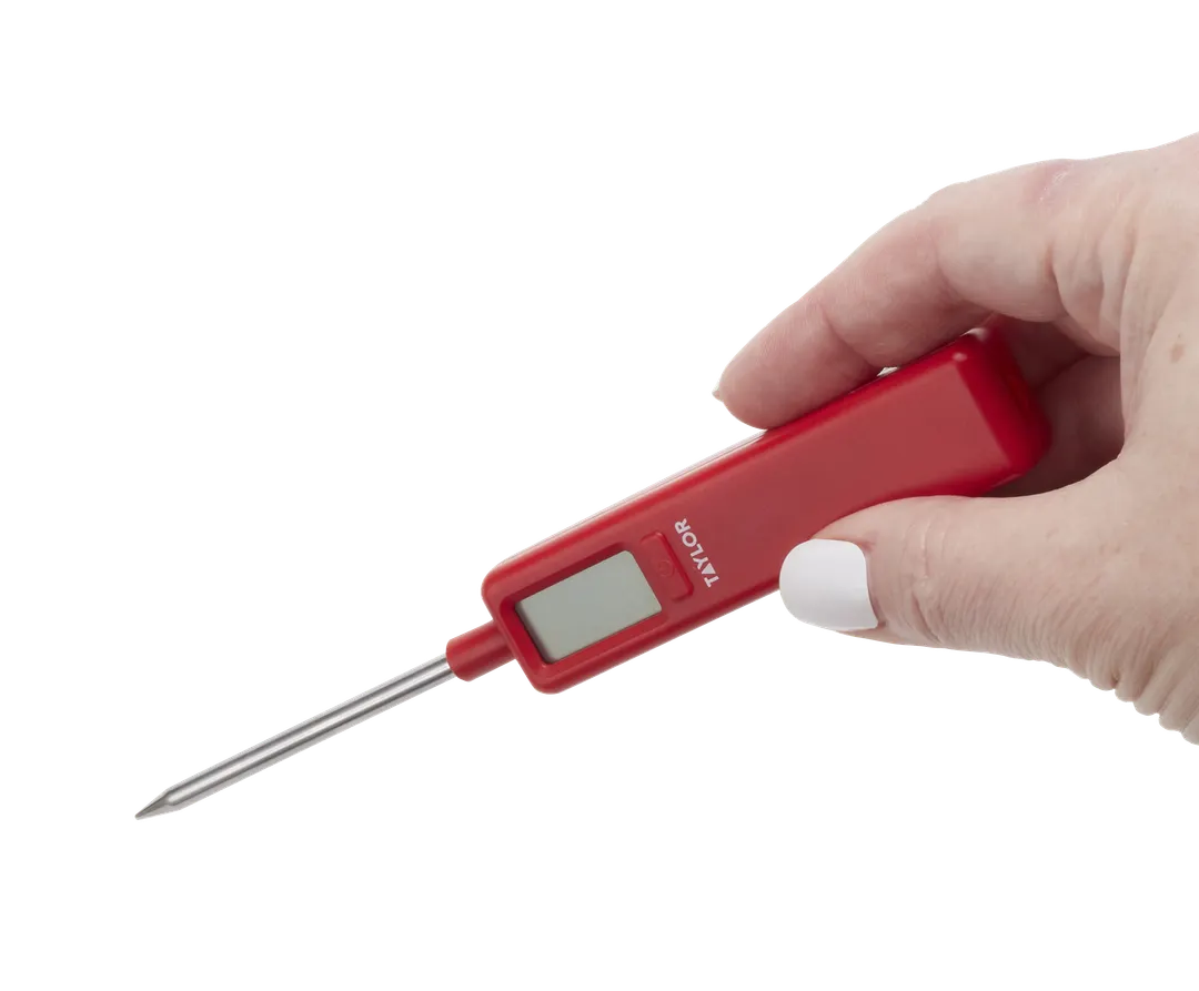 Mikasa 5337808FS Digital Probe Thermometer, Steel Probe, 0‑400°F Range, 1/4" Tip LCD Display