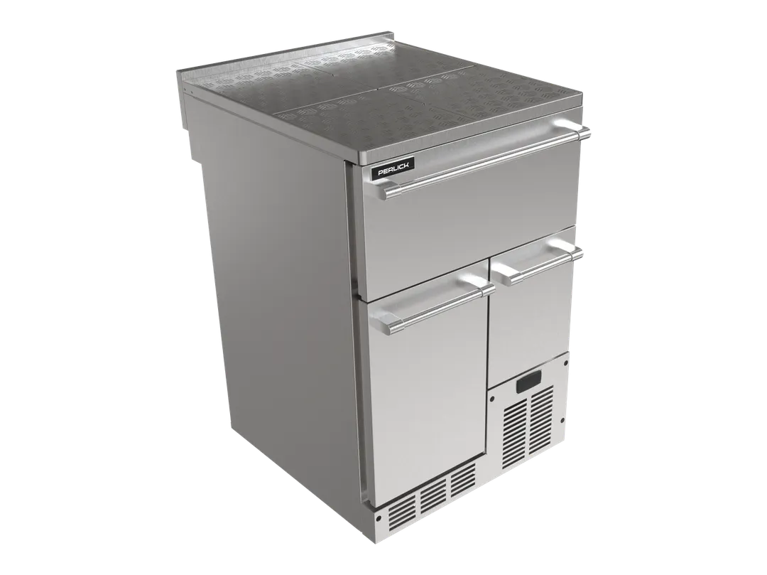 Perlick UCX24-1-2-00 Reach-In Undercounter Refrigerator Freezer