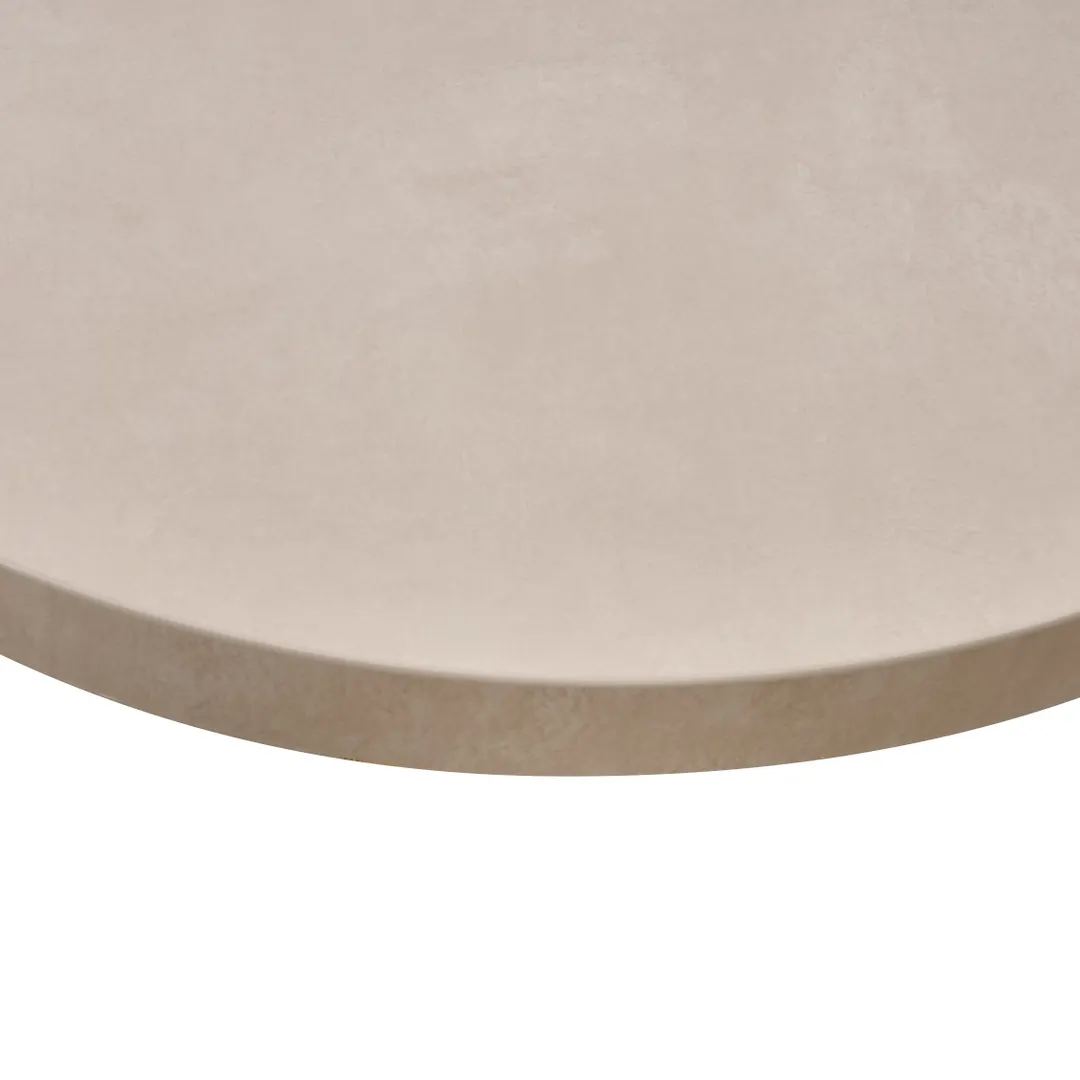 BFM Seating SS36R – 36" Diameter Round Laminate Table Top, Self‑Edge, 1‑7/8" Thick Honeycomb Core, Textured Sandstone Finish, Scratch‑Resistant, Includes Mounting Hardware