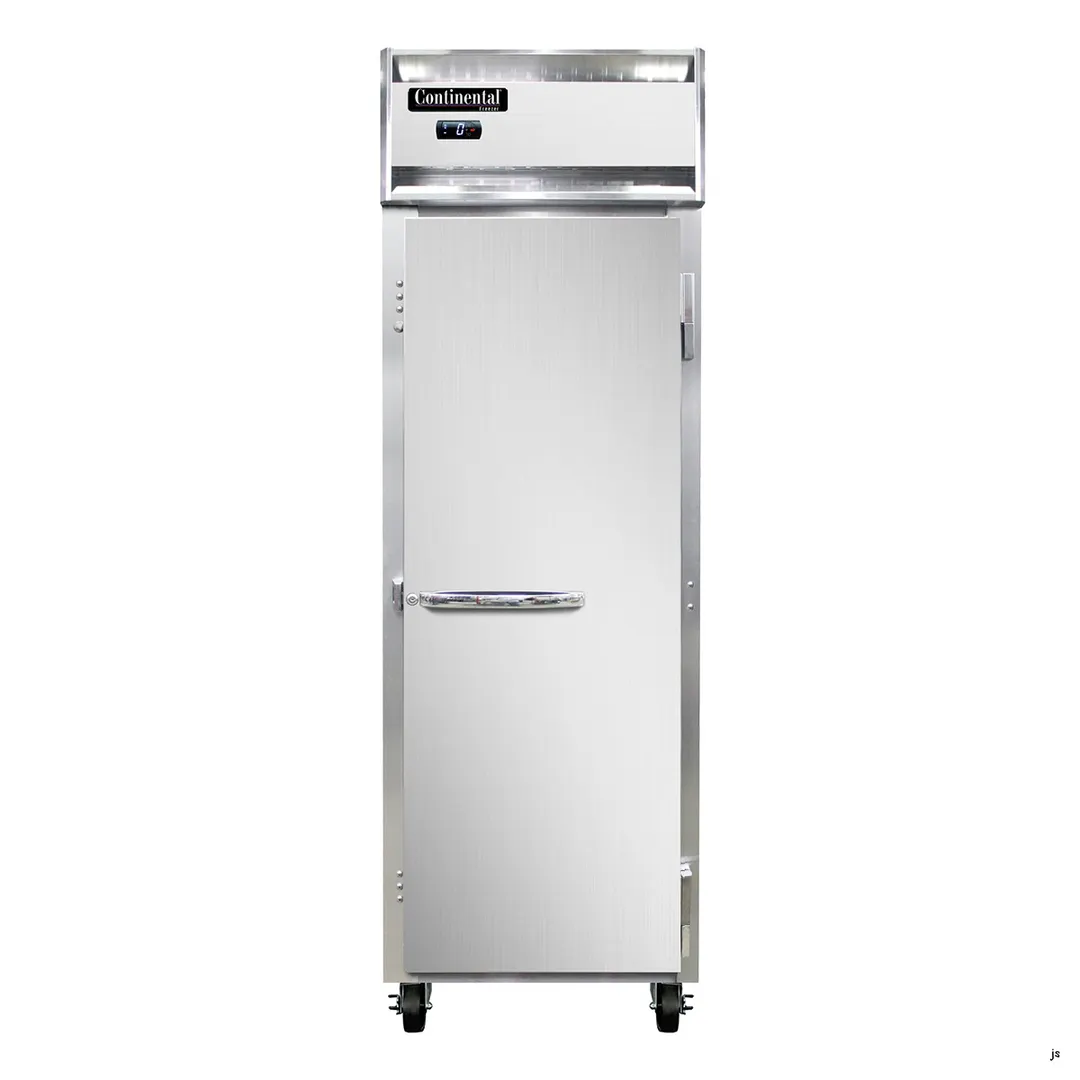 Continental Refrigerator 1FN 26" 1-Section Reach-In Freezer, Solid Door, Top Mounted, 20 cu. ft.