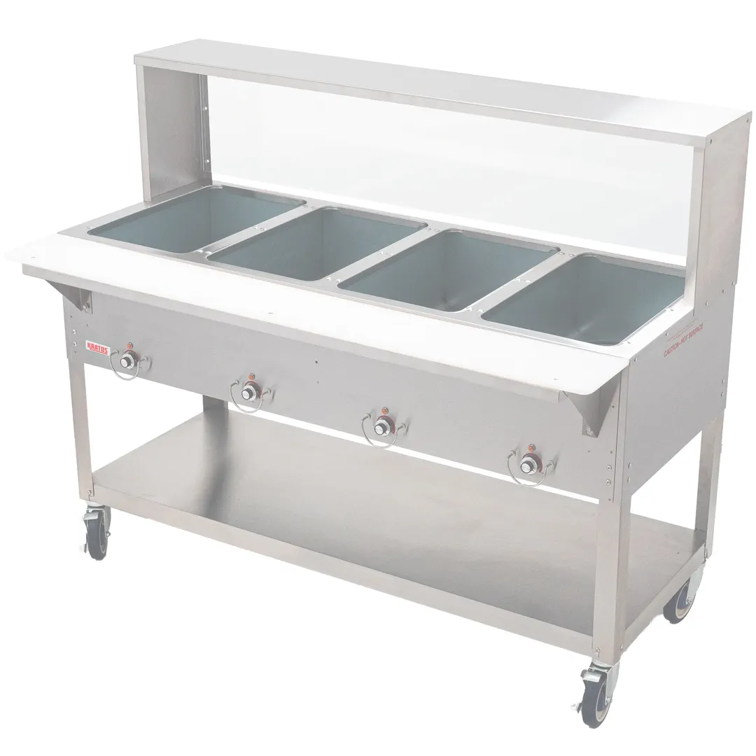 Hubert 23026 Electric Hot Food Well Table