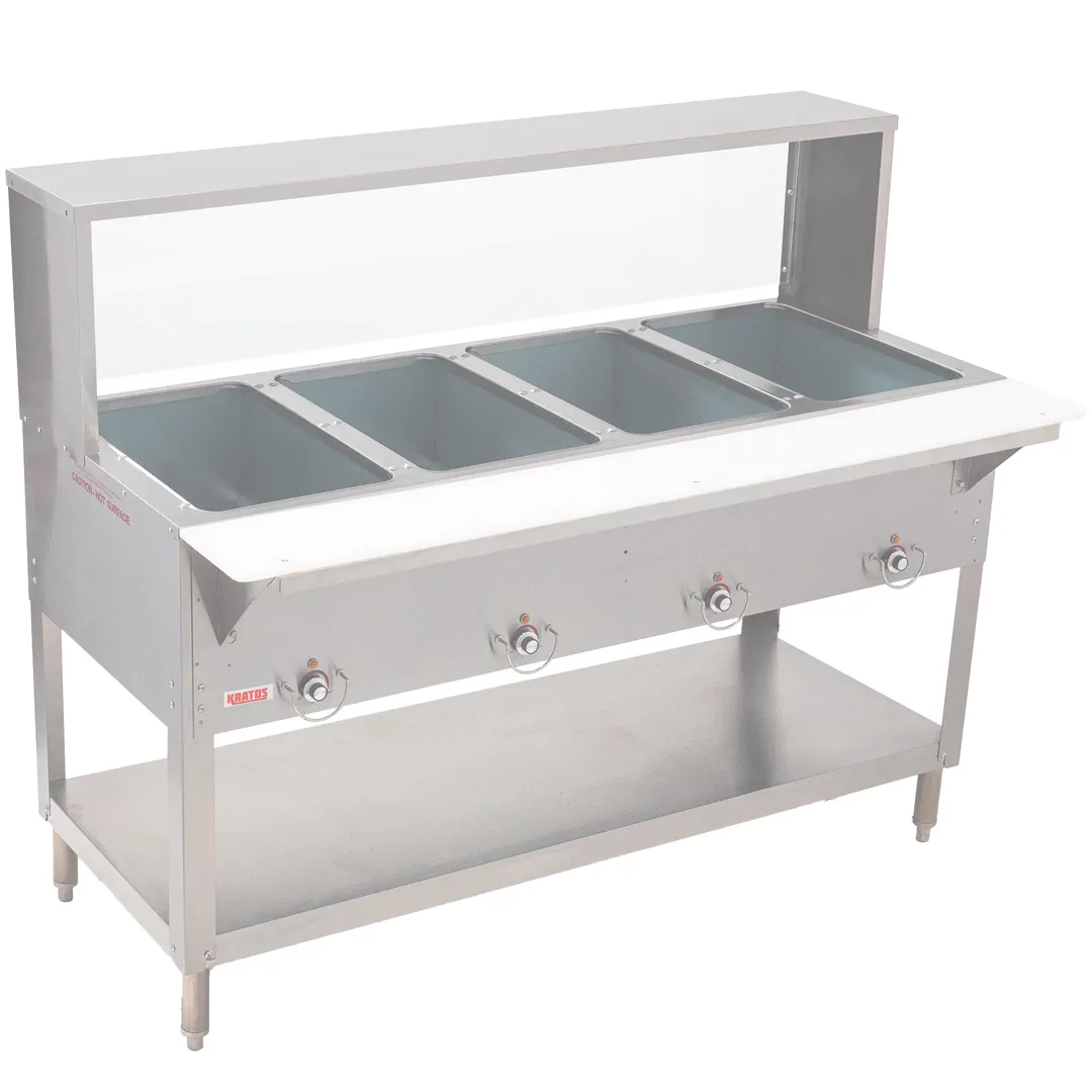 Hubert 34404 Electric Hot Food Well Table