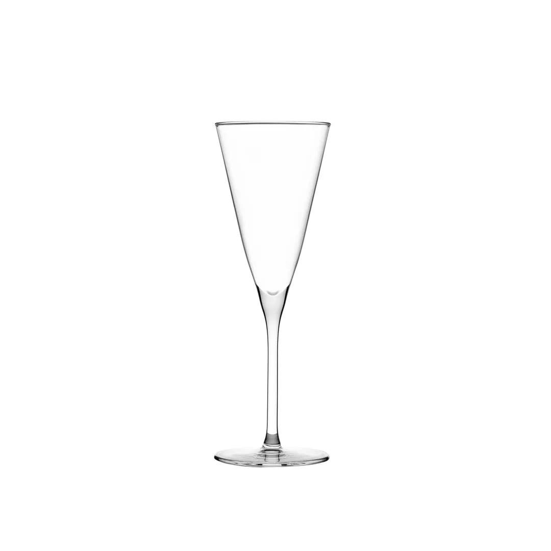 Reserve by Libbey 9139 Clearfire Trumpet Flute Wine Glass, 6 oz, Clear Glass, Height 8½”, - 1/Case