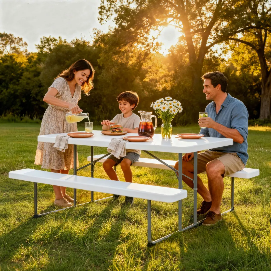 Flash Furniture RB-EBB-3072FD-MND-WH-GG Outdoor Folding Table