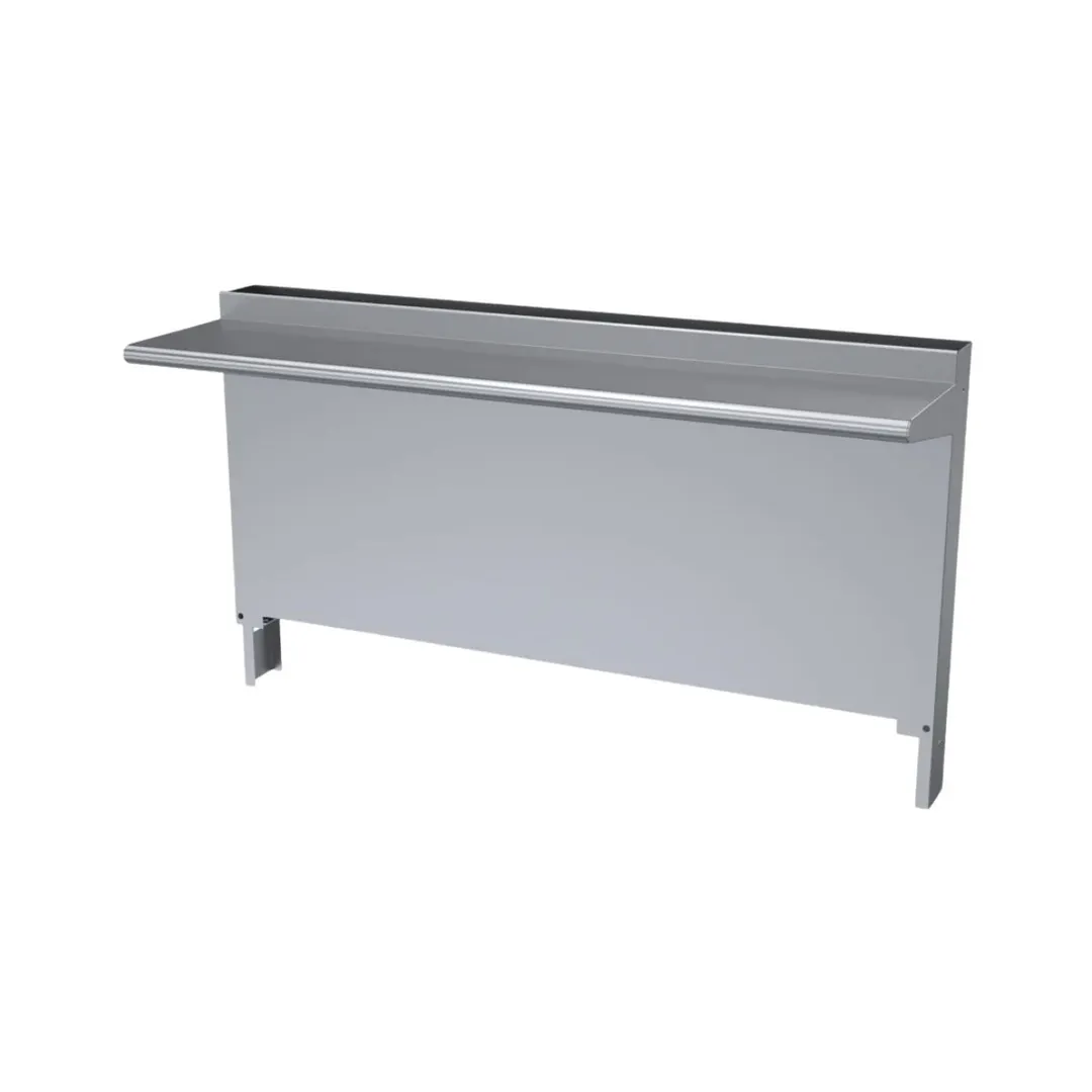 Garland US Range CCHS-54 Cuisine Backguard/Flue Riser, with Single High Shelf