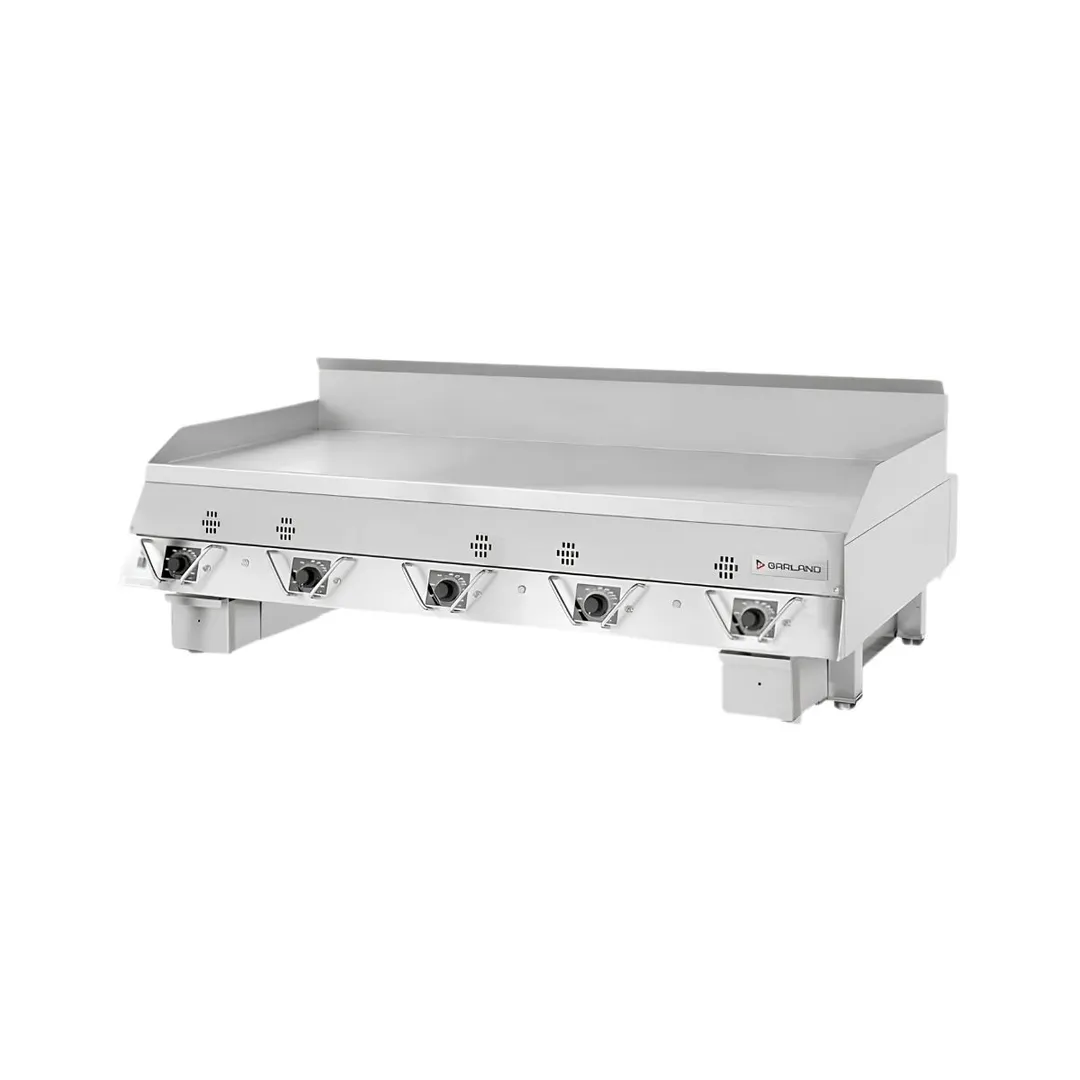 Garland US Range CG-60R 60" Countertop Thermostatic Gas Griddle, Rear Drain, 150.000 BTU