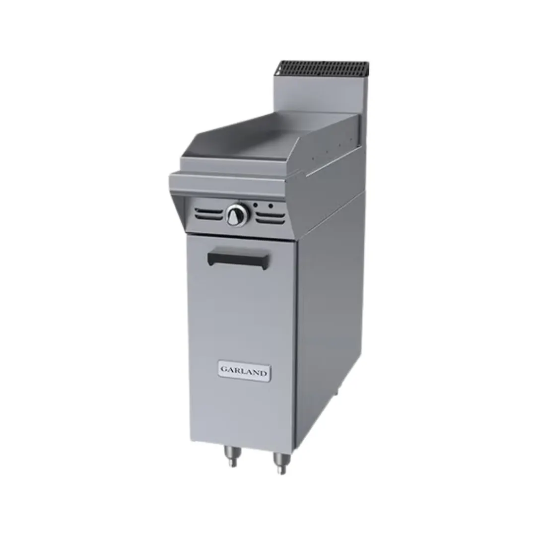 Garland US Range M12S-8 12" Gas Heavy Duty Range, 12" Full Griddle w/ Thermostatic Controls, (1) Cabinet Base, 22.000 BTU 
