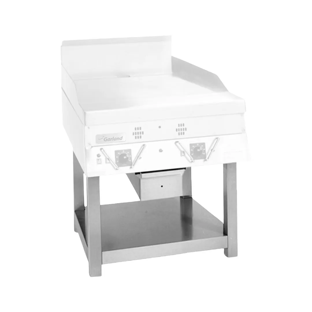 Garland US Range SCG-24SS Griddle Stand, 24" Wide, Open Design, Stainless Steel