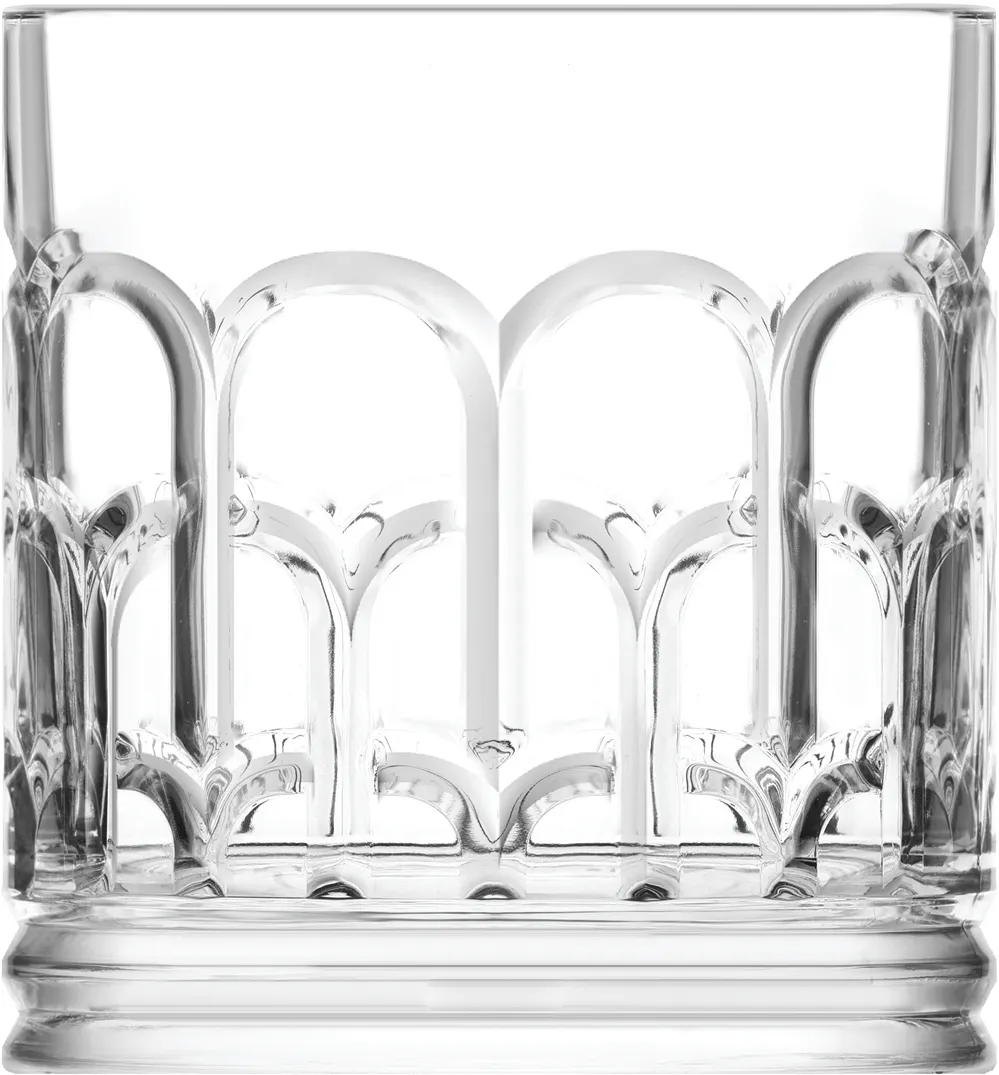 LAV HORECA ARH437 - Archie Whiskey Glass, 12.5 oz (H 3.5", Ø 3.375"), Soda Lime Glass, 12/Case