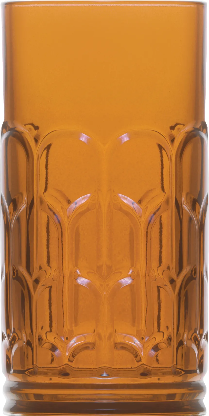 LAV HORECA ARH439 PFTCL7569 Drink Glass, 13 1/8 oz, 5 ¾" H x 2 7⁄8" Ø Amber Glass - 24/Case