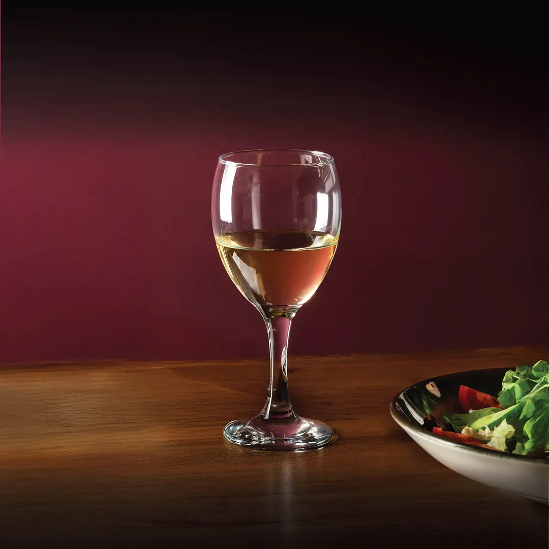 LAV HORECA ASP534 Aspen Wine Glass, 11.5 oz, Stemmed, 7 1/8" Height, 2 3/4" Rim, Glass, - 12/Case