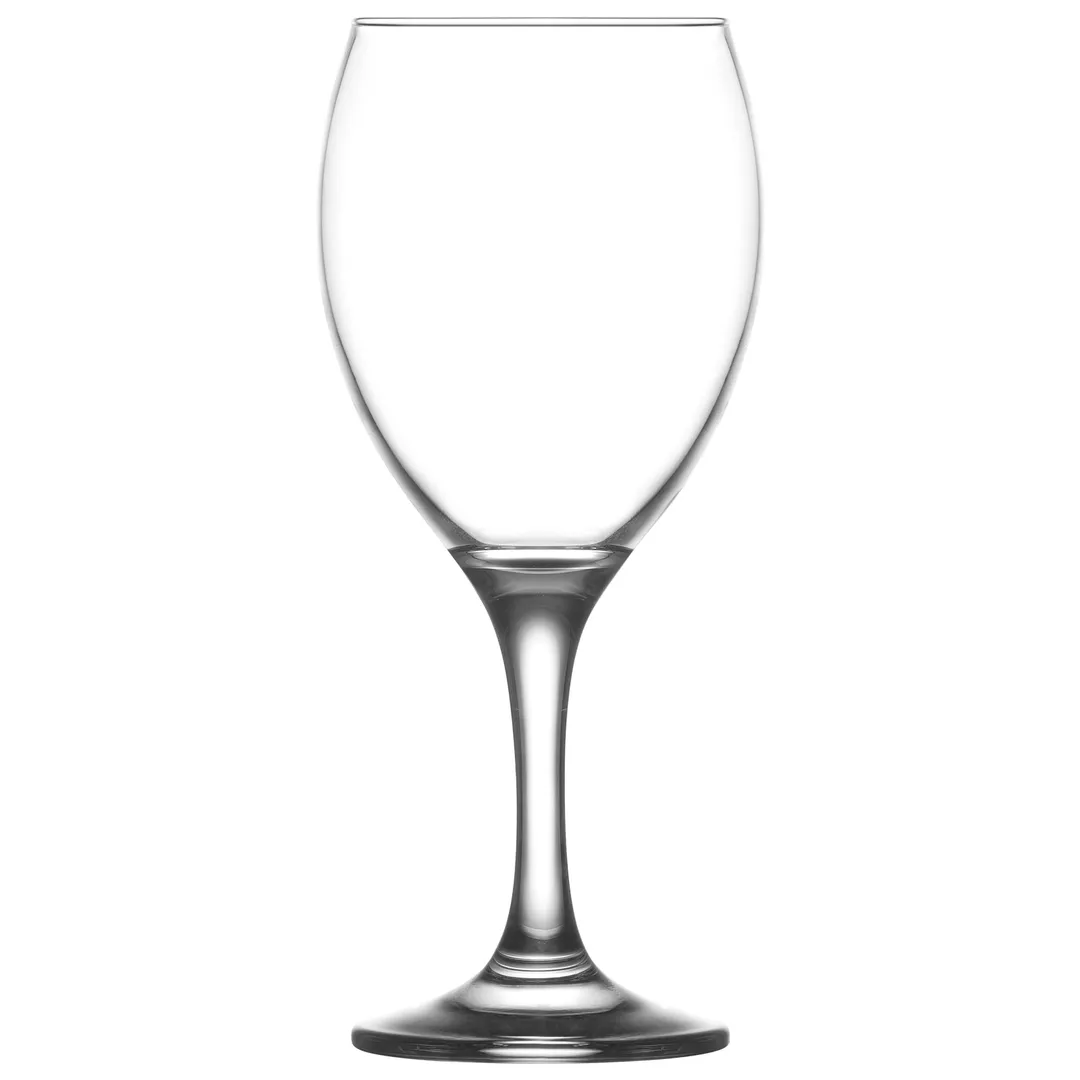 LAV HORECA ASP545 Goblet Glass, 15 3/8 oz Glass, Height 8 1/8", 3" Dia., Capacity 13-16 oz - 12/Case