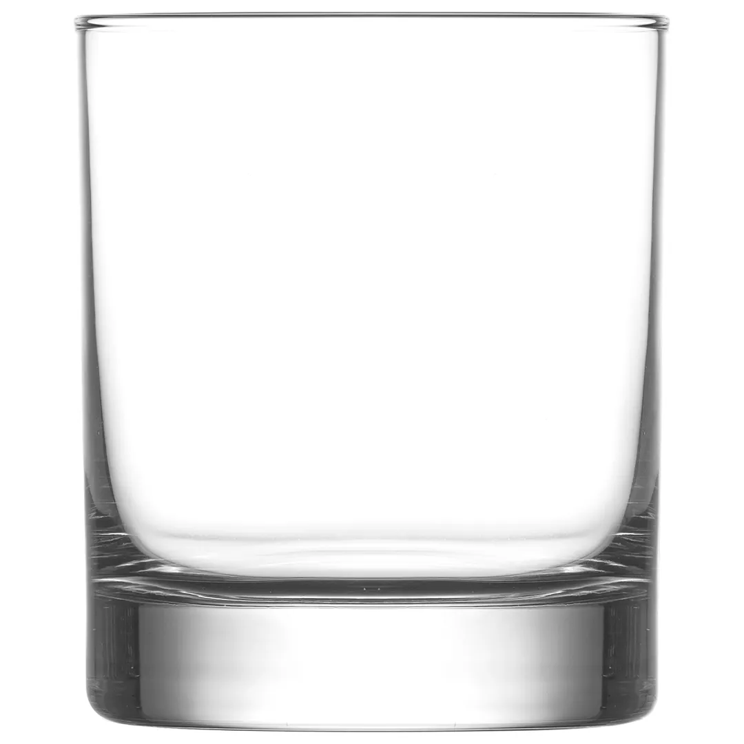 LAV HORECA ATH332 Athens Whiskey Glass, 10.9 oz (3 5/8" H x 3 1/8" R⌀), Lime Glass, - 12/Case