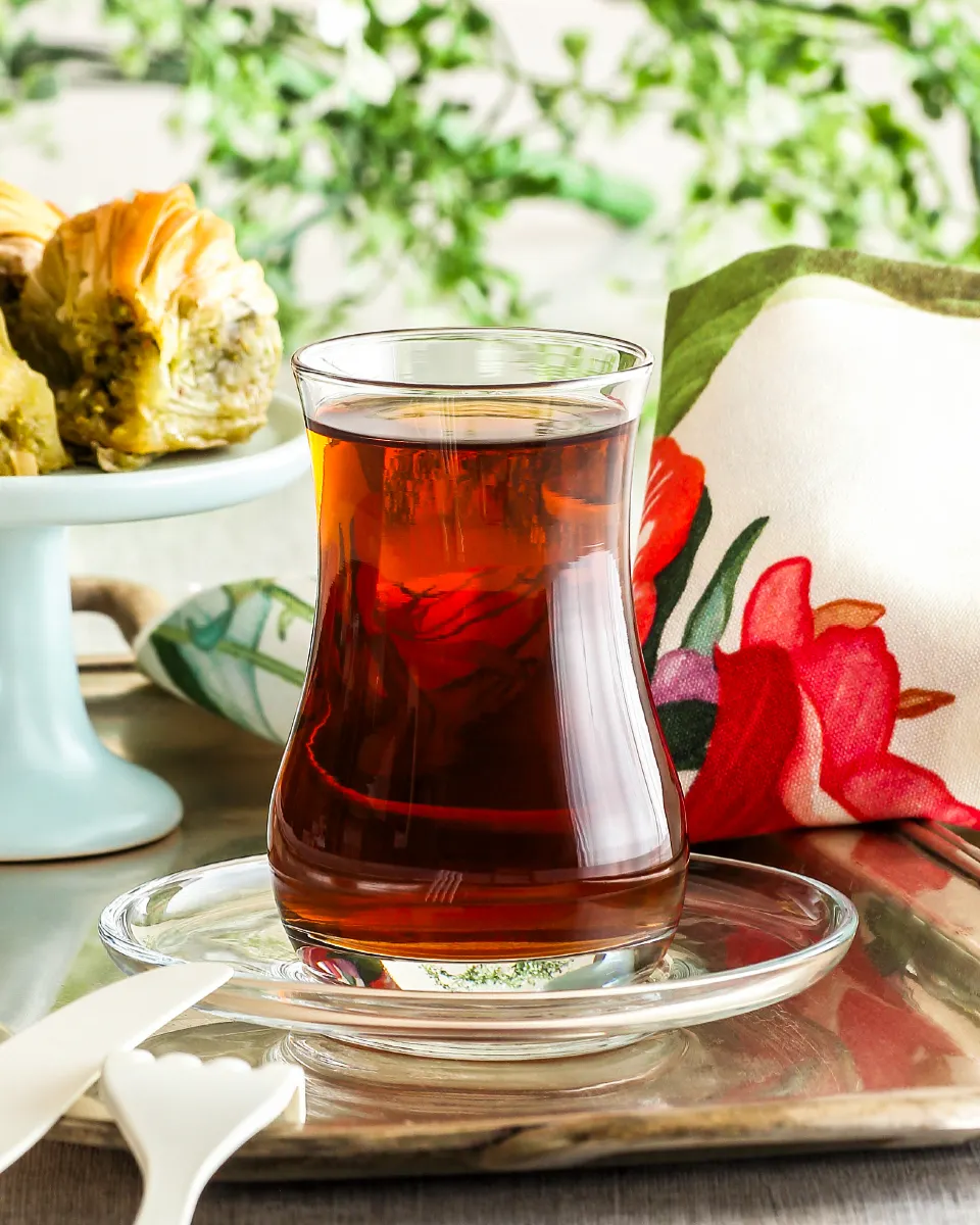 LAV HORECA AYV317 - Glass Coffee Mug, 5.75 oz, H 3.75" R⌀ 2.125" Fine Rim, Soda Lime, 12/Case