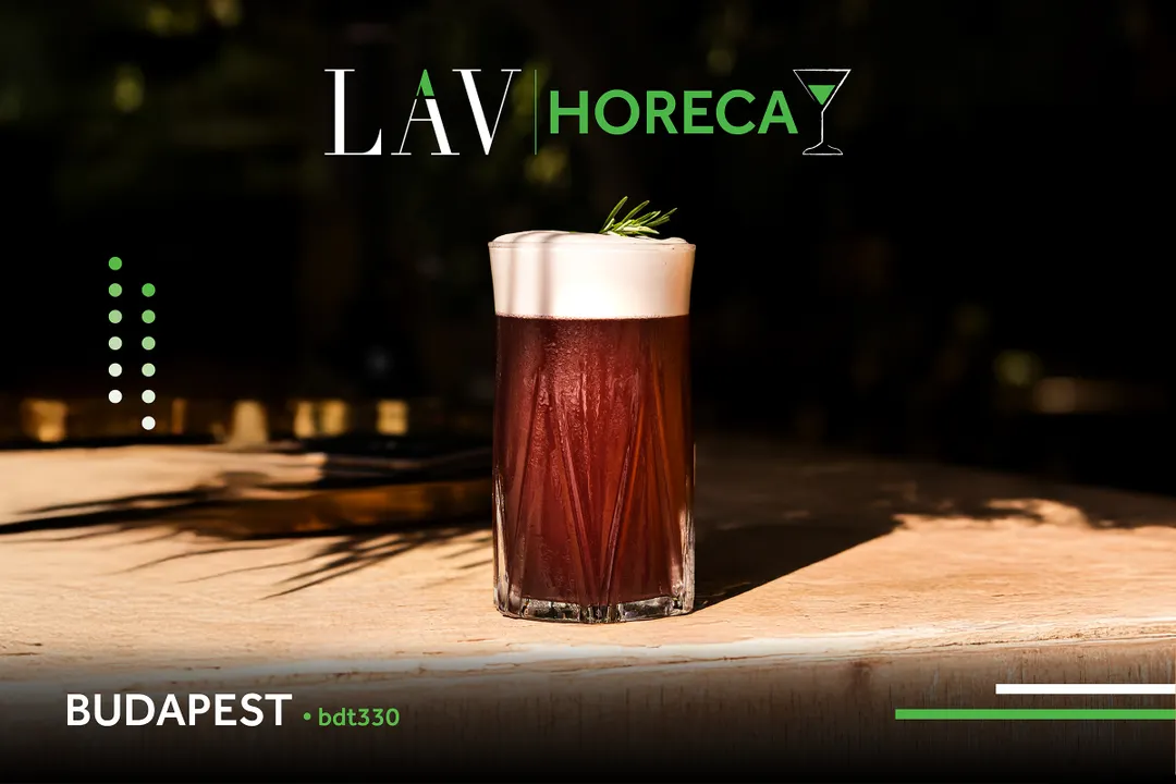 LAV HORECA BDT338 - Long Drink Glass, 12.9 oz, Height 5 1/8", Rim Ø 2 7/8", Base Ø 3", Glass - 12/Case