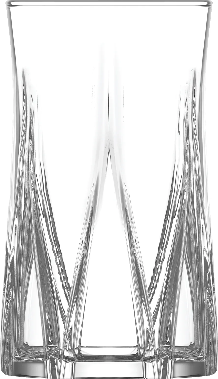 LAV HORECA BDT338 - Long Drink Glass, 12.9 oz, Height 5 1/8", Rim Ø 2 7/8", Base Ø 3", Glass - 12/Case