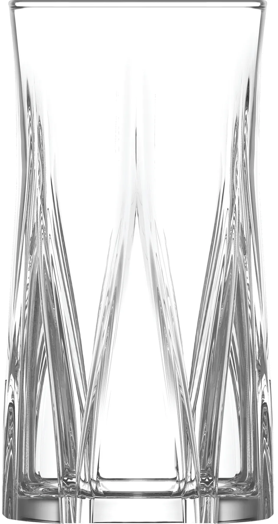 LAV HORECA BDT348 Budapest Long Drink Glass, 16.25 oz (5 7/8" H × 3" R), Soda Lime Glass - 12/Case