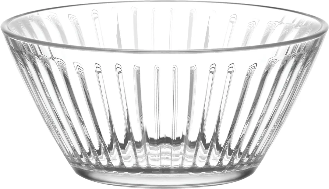 LAV HORECA BRG210 - Clear Glass Round Serving Bowl, 2‑4" (7.25 oz), Soda Lime, - 12/Case