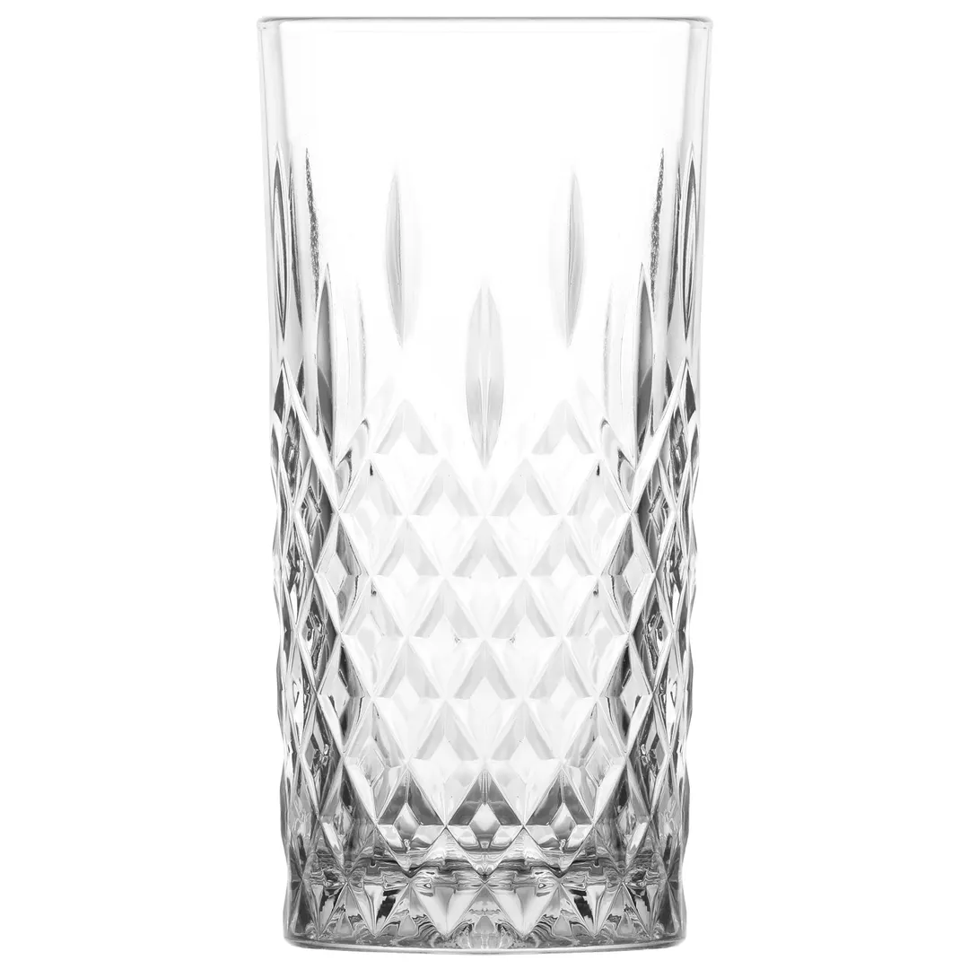 LAV HORECA EDN435 - Drink Glass, 12 oz, Height 5 3/4", Rim Ø 2 3/4", Soda Lime Glass - 12/Case