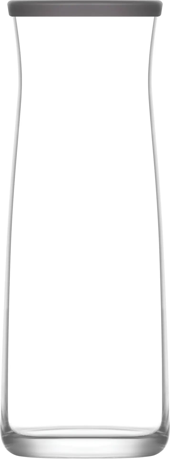 LAV HORECA GRO120 PK222 Girona Carafe, 40 5/8 oz Glass, Gray Lid, H 9 7/8" R⌀ 3 1/4", - 12/Case