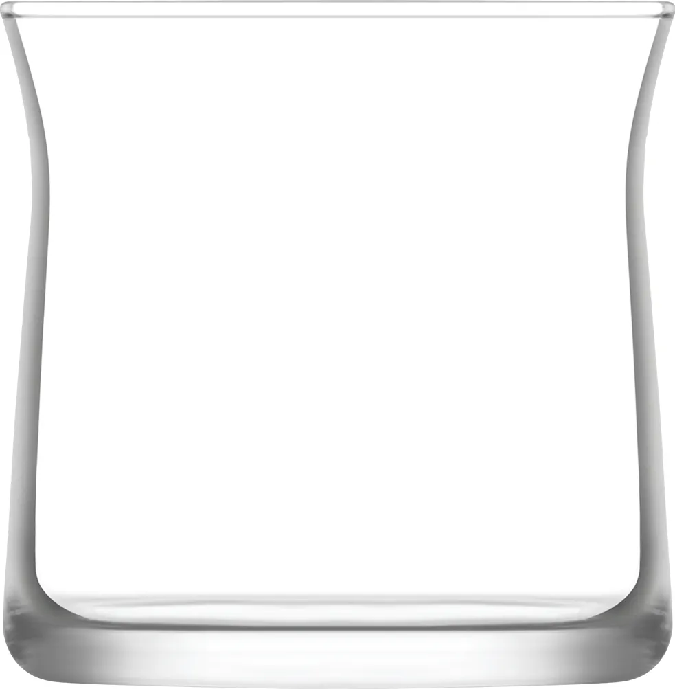 LAV HORECA GRO336 - Girona Whiskey Glass, 12 1/8 oz (H 3 3/8", R⌀ 3 1/4"), Soda Lime Glass, 12/Case