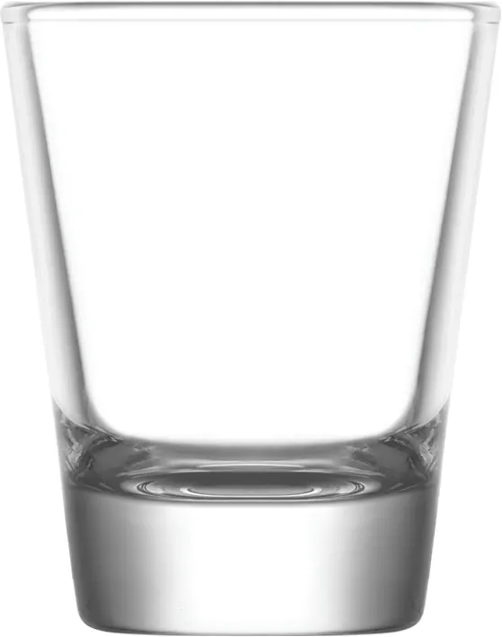 LAV HORECA HST204 Shot Glass, 1.5 oz (1-2 oz), Rim Ø 1 7/8", Soda Lime Glass - 24/Case