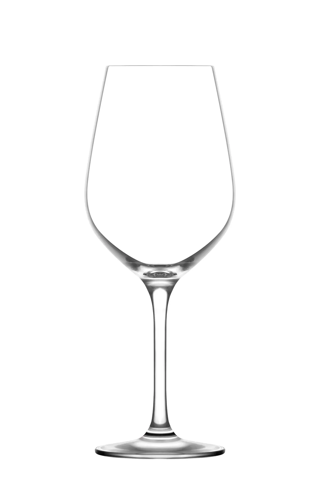 LAV HORECA LH-GST149FT Wine Glass, 16.75 oz Red Wine Stemmed Crystal Glass, Height 8 7/8" - 24/Case