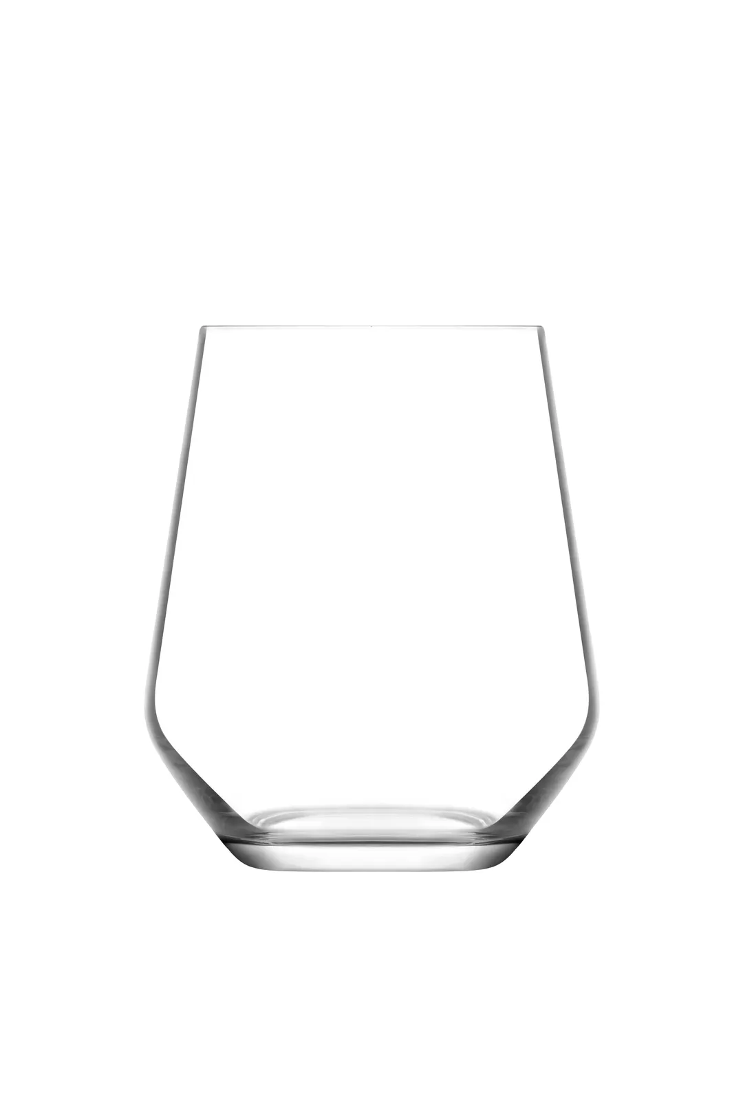 LAV HORECA LH-VIO347FT Whiskey Tumbler Glass, 13 oz Crystal Clear, 4"¼ Height, 2"¾ Rim - 48/Case