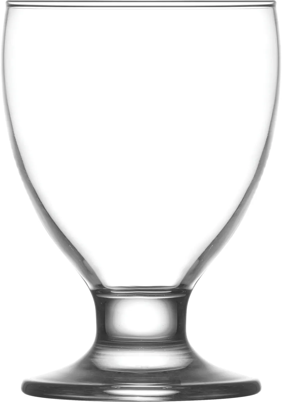 LAV HORECA LIS529 Lisbon Soft Drink Glass, 9 3/4 oz, H 4"3/8, R⌀ 3", B⌀ 2¾", M⌀ 3¼", Glass - 12/Case