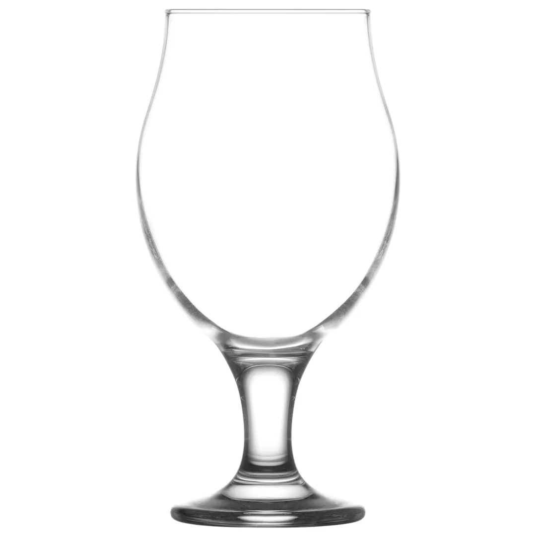 LAV HORECA LIV557 - Tulip Beer Glass, 19 1/4" 19.25 oz (17‑20 oz), Stemmed Glass, Soda Lime, 12/Case