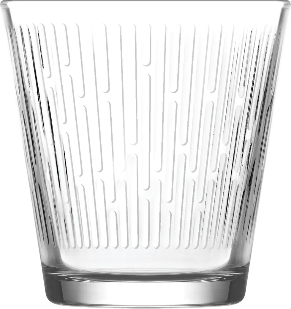 LAV HORECA LND226 London Whiskey Glass, 8 3/4 oz (H 3½", R⌀ 3⅜"), Soda Lime Glass - 12/Case
