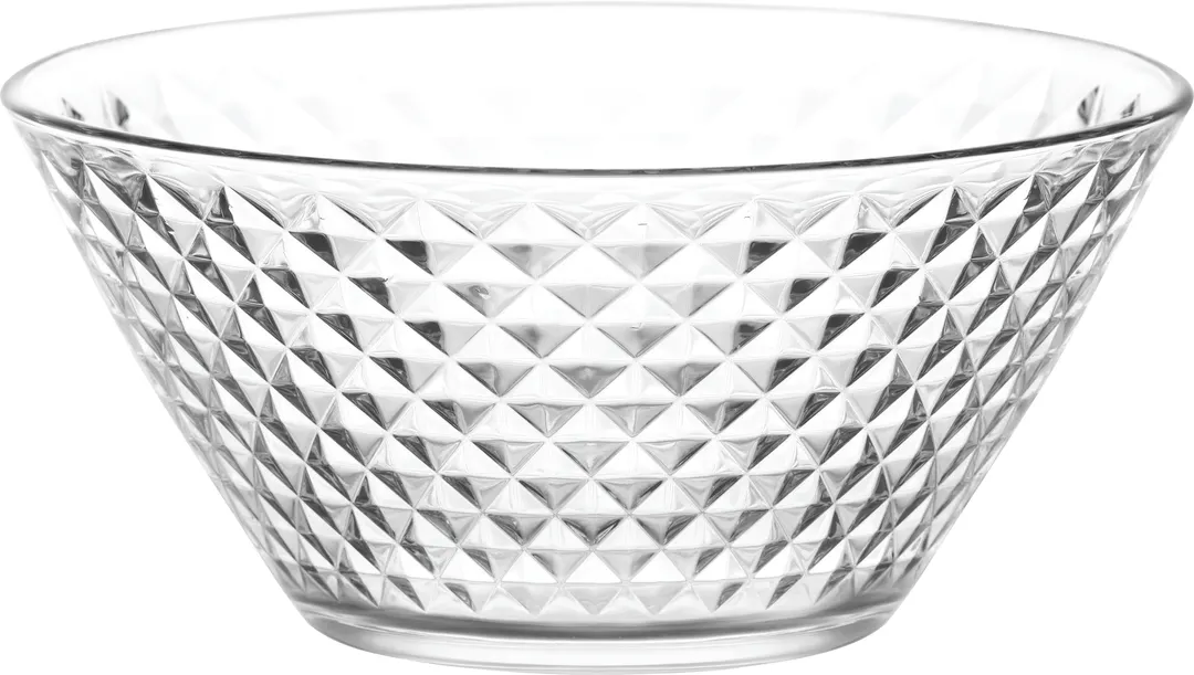 LAV HORECA MRB222 - Clear Round Glass Bowl 8.75" H x 8.875" Dia, 72.75 oz (5.7 Qt) - 2/Case