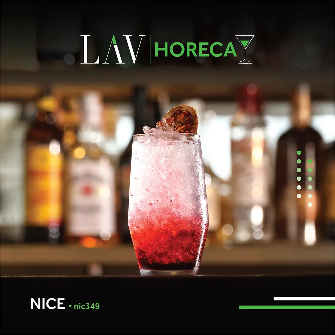 LAV HORECA NIC349 - Long Drink Glass, 16 3/4 oz, 5½" H, Soda Lime Glass, Fine Rim - 12/Case