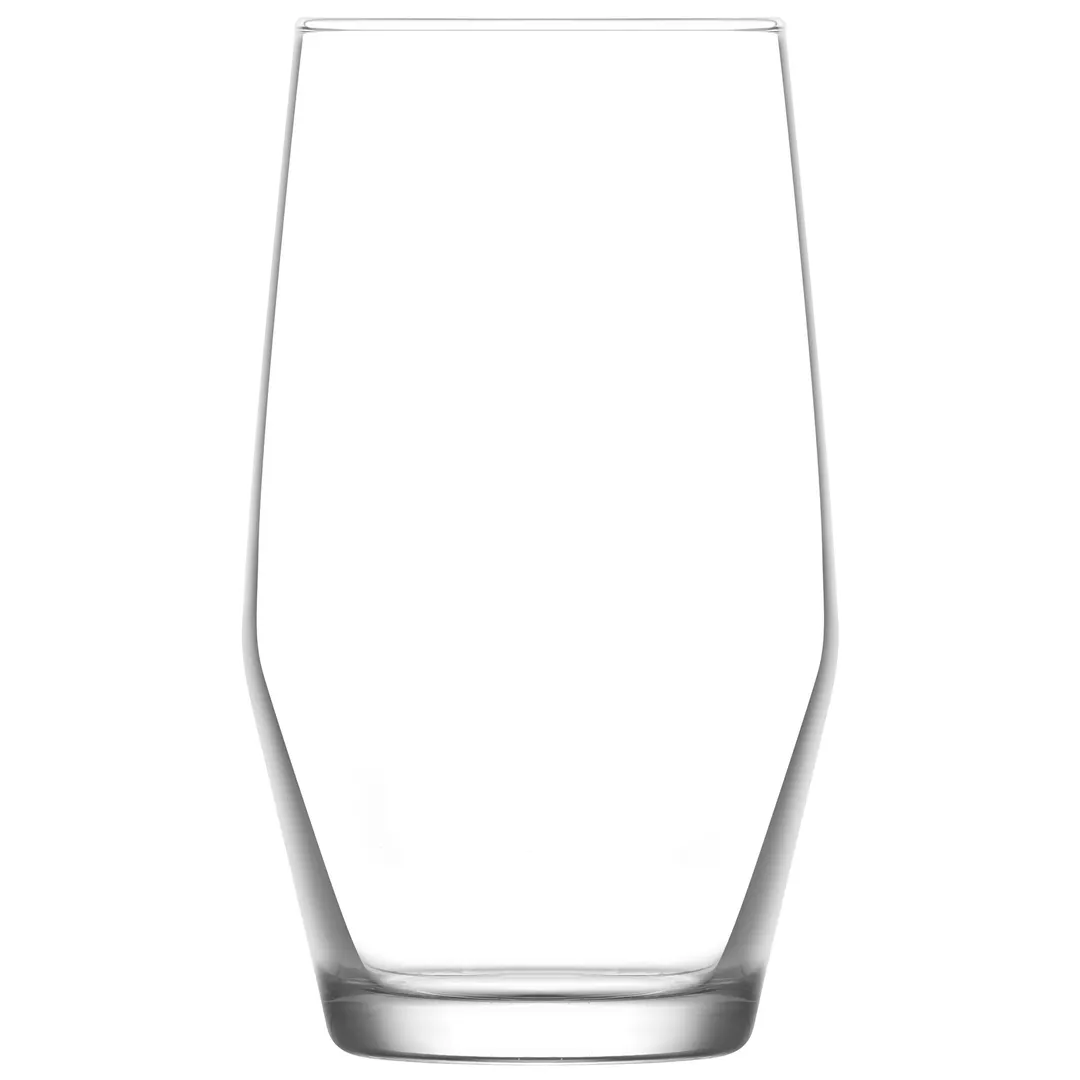 LAV HORECA NIC349 - Long Drink Glass, 16 3/4 oz, 5½" H, Soda Lime Glass, Fine Rim - 12/Case