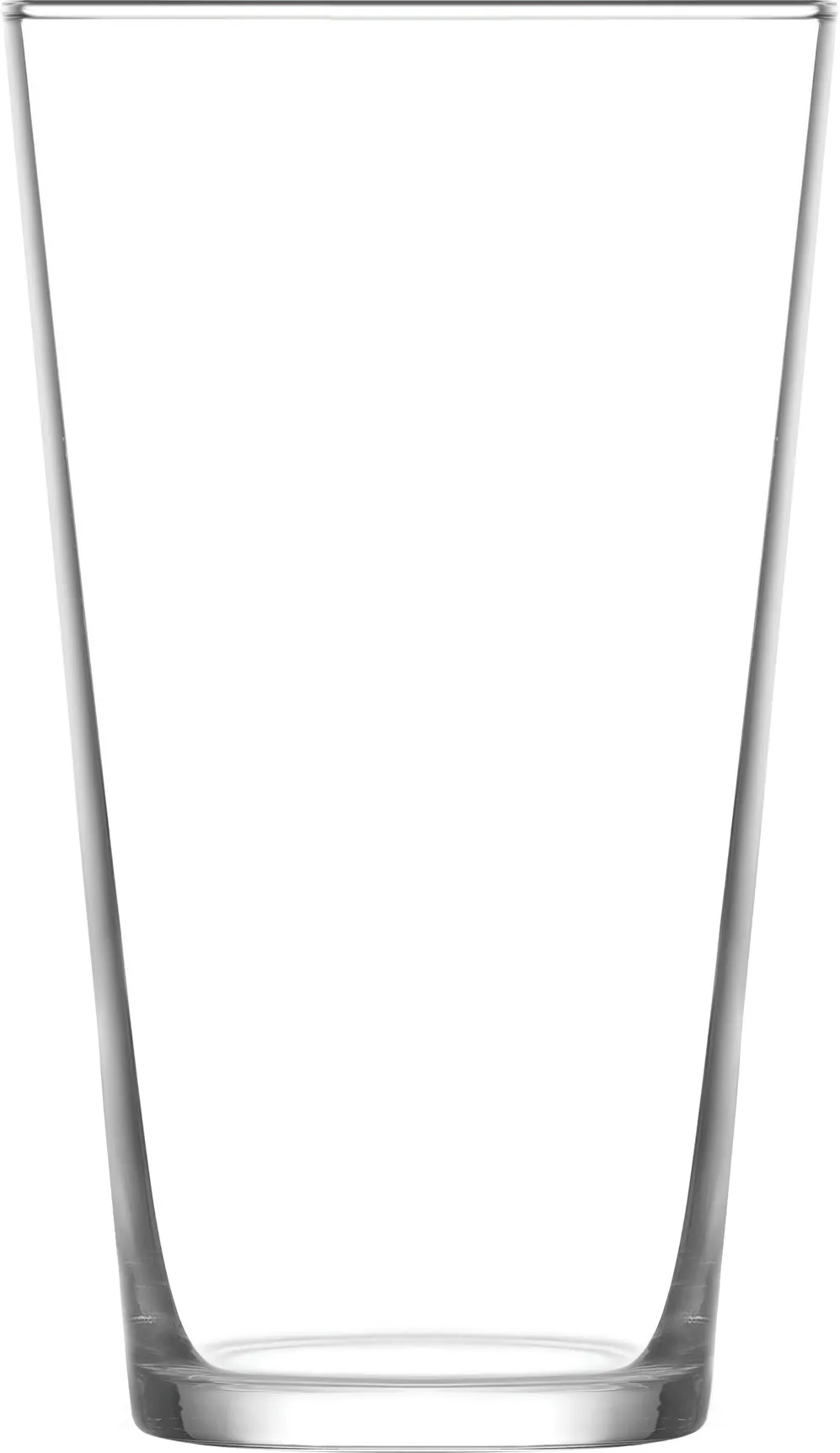 LAV HORECA OLR350 Stemless Beer Glass, 16 7/8 oz (5.75" H x 3.38" R), Soda Lime Glass - 12/Case