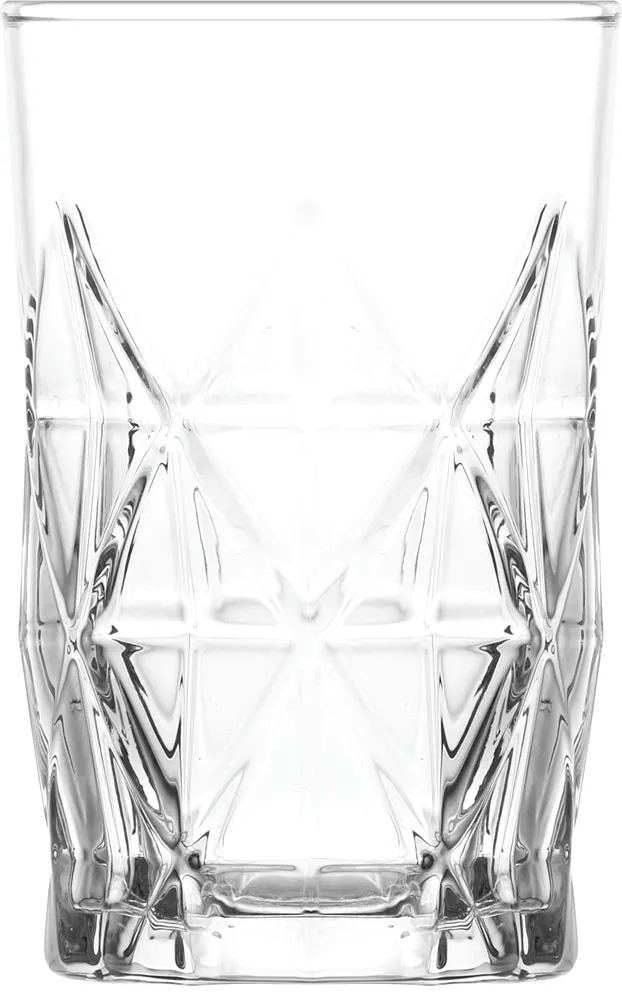 LAV HORECA OSK311 Osaka Water Glass, 3 3/4 oz (H 3 1/4" R⌀ 2 1/8"), Soda Lime Glass - 24/Case