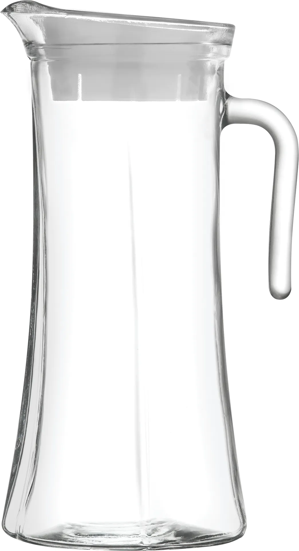 LAV HORECA OSL140 PK0002 Pitcher, 47 3/8 oz (1.4 L), White Lid, 10 1/8" H, 4 3/8" D, Handle - 2/Case