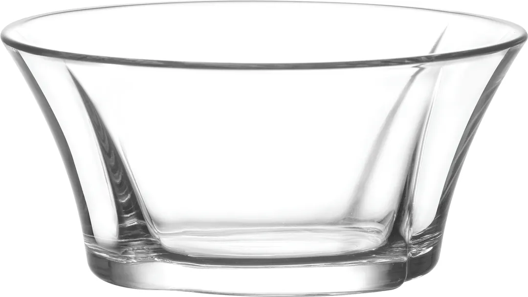 LAV HORECA OSL212 Oslo Bowl, Clear Round 10.5 oz (2‑4" Size), Soda Lime Glass, - 12/Case