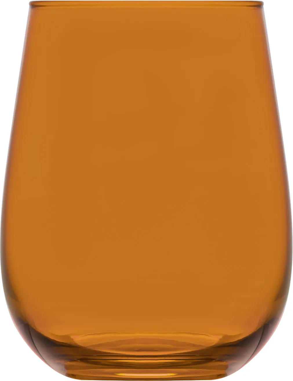 LAV HORECA PRS347 PFTCL7569 Stemless Wine Glass, 16 oz Lime Glass, 4 3/8" x 2 3/4" - 12/Case