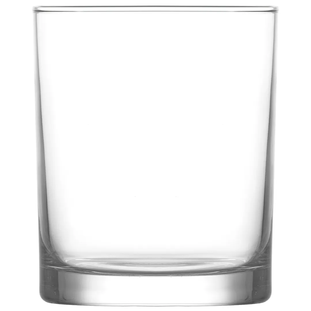 LAV HORECA ROT328 Rotterdam Whiskey Glass, 9.5 oz (H 3½", R⌀ 2⅞"), Soda Lime Glass - 12/Case